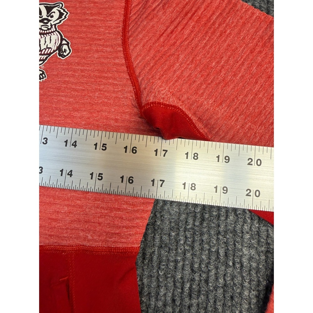 Wisconsin Badgers Adidas Women's Quarter Zip Pullover Sweatshirt‎ Size Unknown - Picture 7 of 13